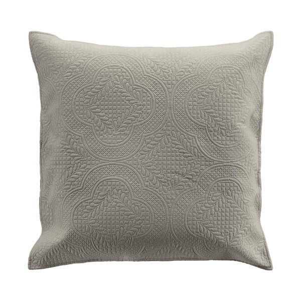 Iš mikropluošto dygsniuotas lovatiesės ir pagalvės užvalkalų rinkinys pilkos spalvos 240x220 cm Romane – douceur d'intérieur-image-4