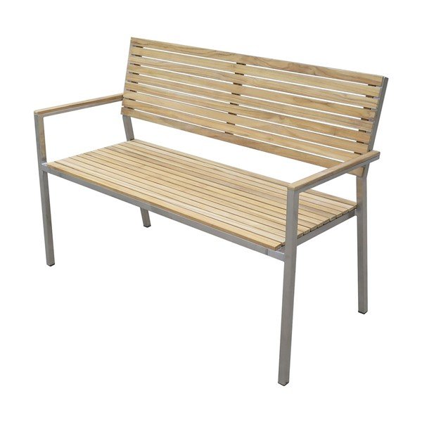 Metalinis sodo suoliukas rudos spalvos Denver – Garden Pleasure
