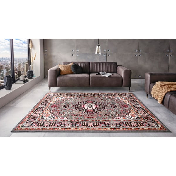 Pilkai rudas kilimas Nouristan Skazar Isfahan, 200 x 290 cm-image-1