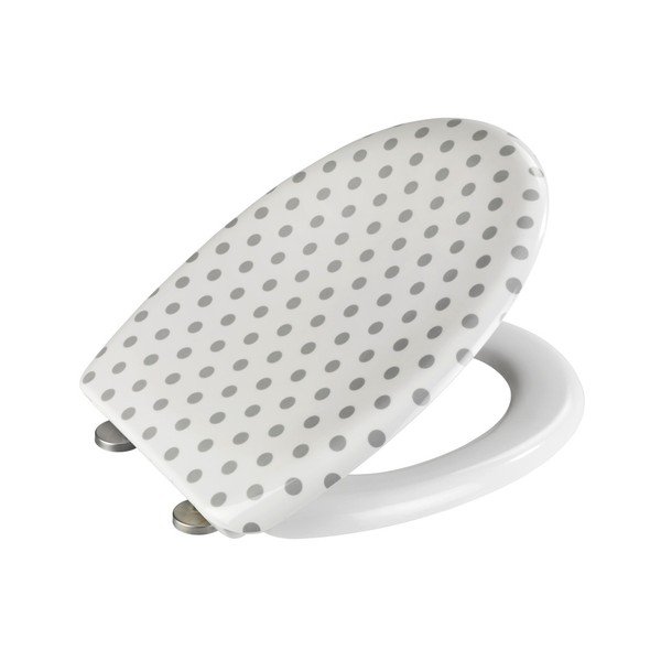 Lengvai užsidaranti klozeto sėdynė "Wenko Punto", 45 x 38 cm-image-1