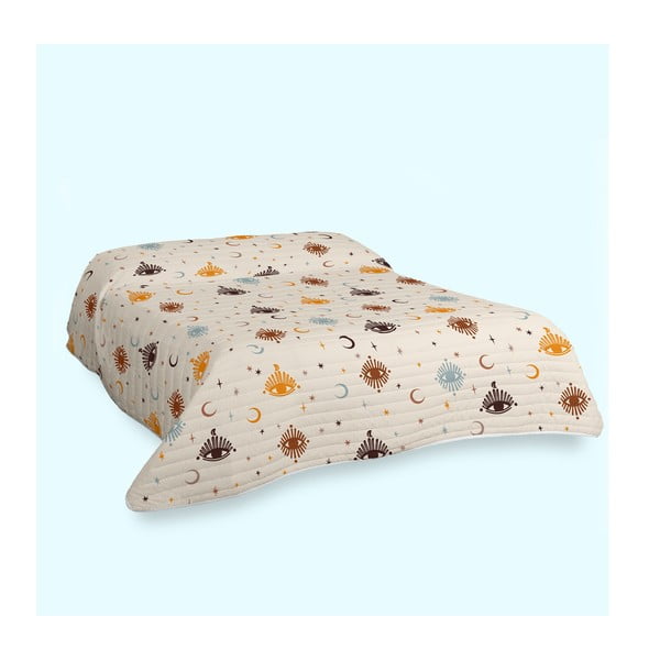 Dygsniuota lovatiesė smėlio spalvos 180x260 cm Mystical – Aware-image-1