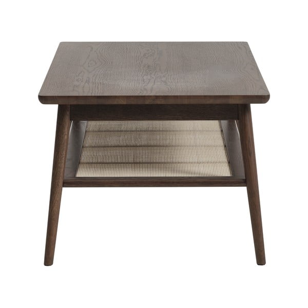 Kavos staliukas rudos spalvos su ąžuolo dekoro stalviršiu 60x120 cm Barrali – Unique Furniture-image-4