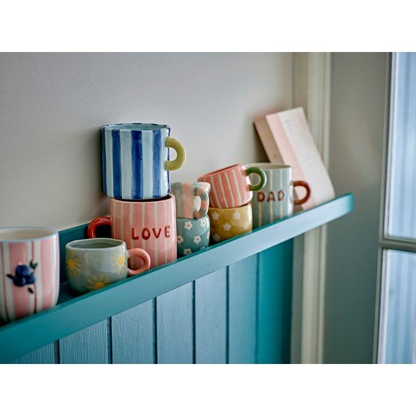 Šviesiai mėlynos spalvos iš keramikos vaikiškas puodelis 110 ml Nini – Bloomingville-image-3