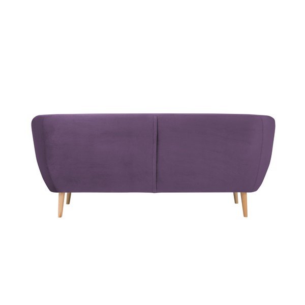 Violetinė trijų vietų sofa Mazzini Sofas Amelie-image-4