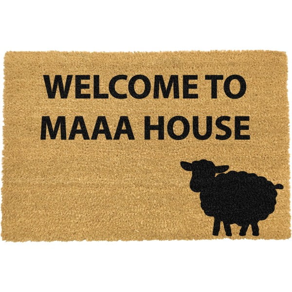 Natūralaus pluošto kilimėlis Artsy Doormats Welcome to Maaa House, 40 x 60 cm