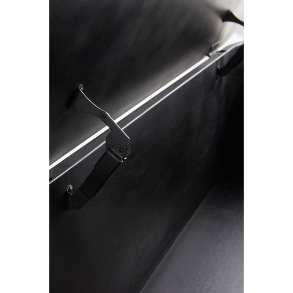 Juodos spalvos iš mango masyvo skrynia 150x42x42 cm Sjöbo – Jotex-image-2