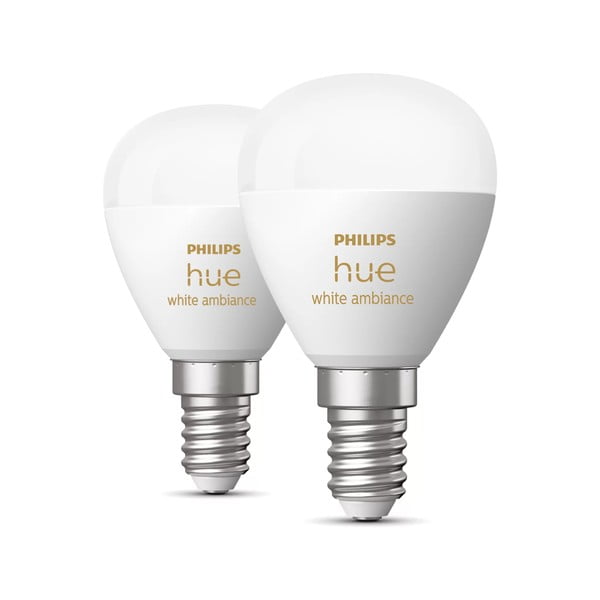 Lemputės 2 vnt. 5 W E14, White ambiance – Philips Hue