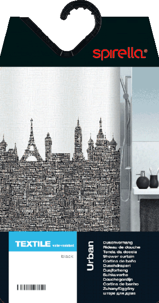 Dušo užuolaida 180x200 cm Urban – Spirella-image-3