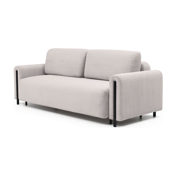 Smėlio spalvos iš kordinio velveto sulankstoma/su sandėliavimo vieta sofa 244 cm Arcadova – ELTAP-image-2