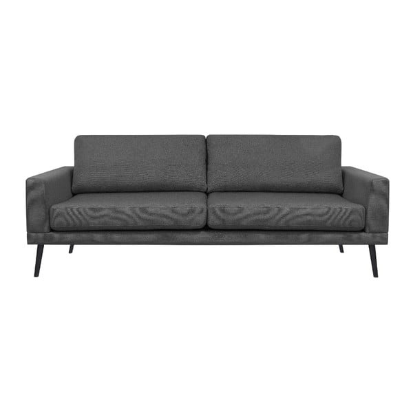 Tamsiai pilka trijų vietų sofa "Windsor & Co" sofos "Rigel