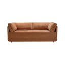 Oranžinė sofa-lova 214 cm Stiny - Sits