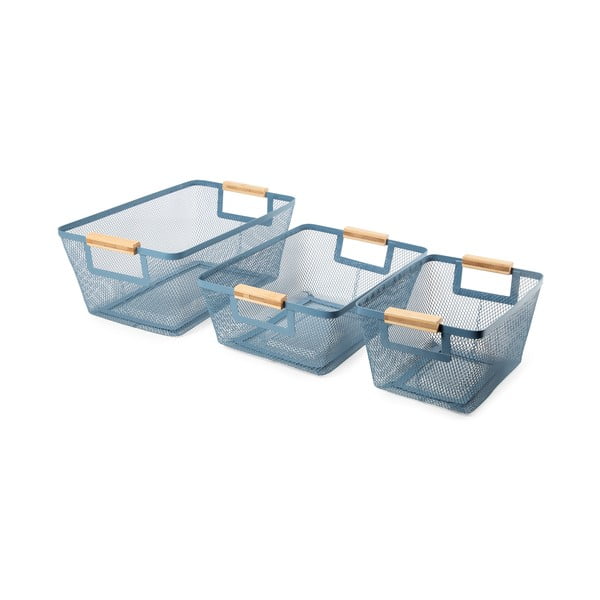 Vieliniai iš metalo krepšiai 3 vnt. – Compactor-image-1