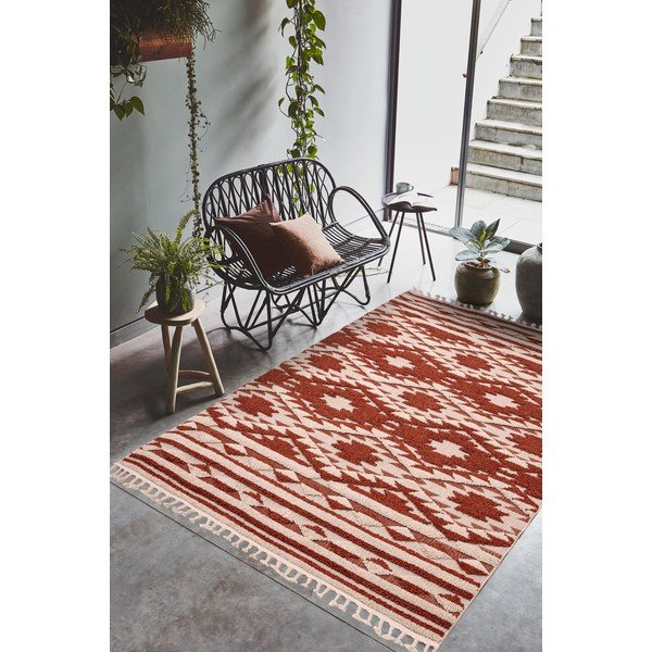 Oranžinis kilimas Asiatic Carpets Taza, 200 x 290 cm-image-4