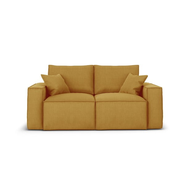 Geltonos spalvos sofa "Cosmopolitan Design Miami", 180 cm