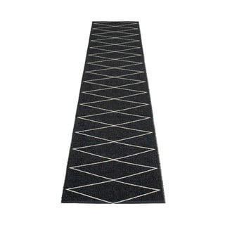 Juodos spalvos lauko kilimas 70x320 cm Max Black – Pappelina