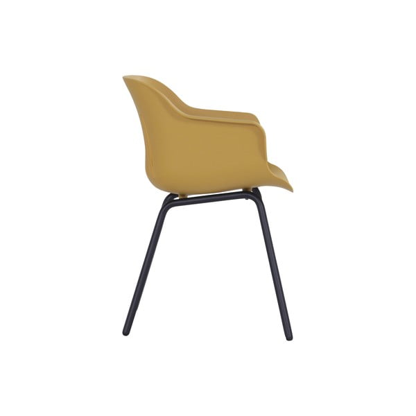 Plastikinės sodo kėdės ochros spalvos 2 vnt. Jill Rondo – Hartman-image-3