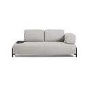 Pilkai smėlinės spalvos sofa 200 cm Compo – Kave Home