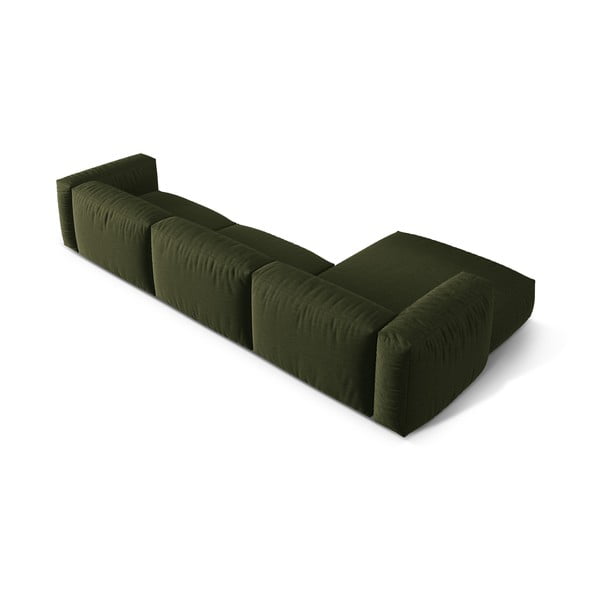 Modulinė kampinė sofa žalios spalvos (su kairiuoju kampu) Martina – Micadoni Home-image-4