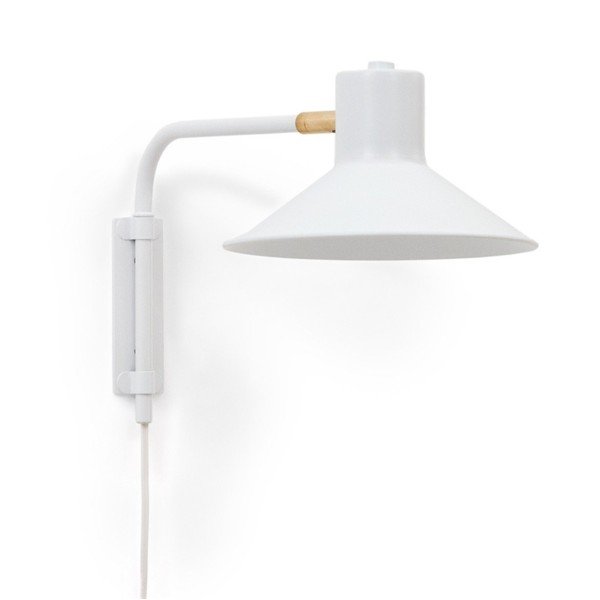 Sieninė lempa baltos spalvos Aria – Kave Home