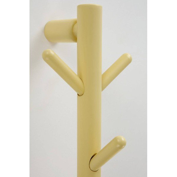 Šviesiai geltonos spalvos iš pušies masyvo sieninė lentyna 21 cm Eddison – Jotex-image-2