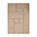 Rankų darbo natūralios spalvos iš vilnos kilimas 140x200 cm Harris Modula Wool – Flair Rugs