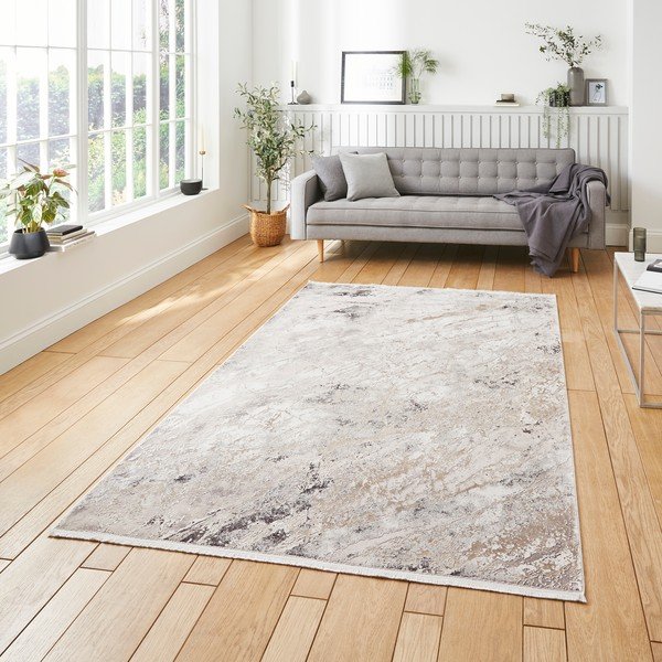 Iš viskozės kilimas kreminės spalvos 160x230 cm Bellagio – Think Rugs-image-1