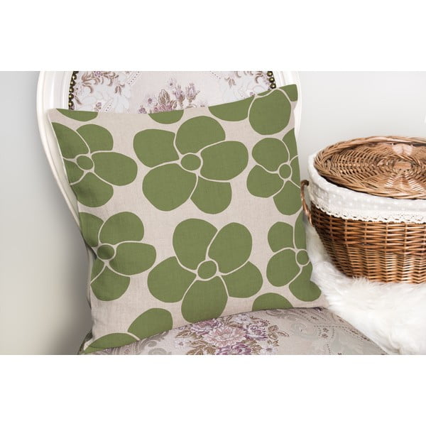 Dekoratyvinis pagalvės užvalkalas 43x43 cm Green Meadow – Mila Home-image-1