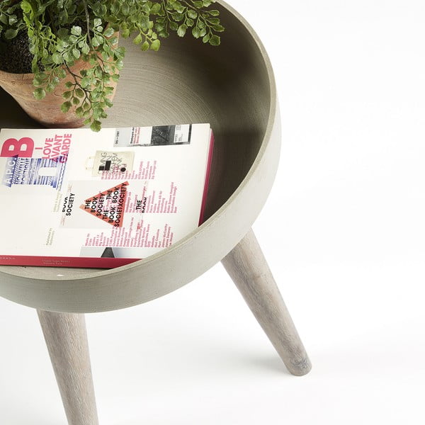 Pilkas gėlių stovas "La Forma Stahl", Ø 39 cm-image-2