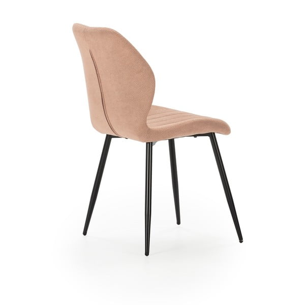 Valgomojo kėdės rausvos spalvos 4 vnt. Milu – Marckeric-image-4