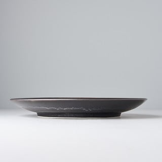 Juoda keraminė lėkštė MIJ Matt, ø 29 cm