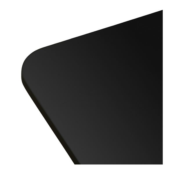 Valgomojo stalas juodos spalvos su juodu stalviršiu 80x120 cm – Casa Selección-image-2