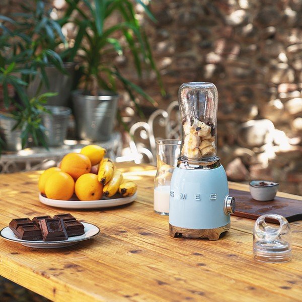Šviesiai mėlynos spalvos trintuvas stalinis trintuvas 50's Retro Style – SMEG-image-1
