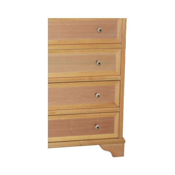 Rudos spalvos komoda "Evergreen House Georgina", 76 x 72 cm-image-1
