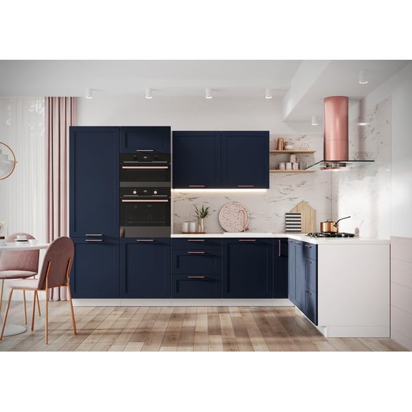 Ilga virtuvės spintelė įmontuojamam šaldytuvui (plotis 60 cm) Kai – STOLKAR-image-2