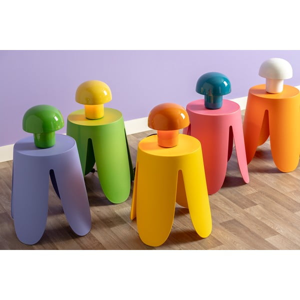 Stalinis šviestuvas baltos spalvos (aukštis 20 cm) su metaliniu gaubtu Fat Mushroom – Leitmotiv-image-3