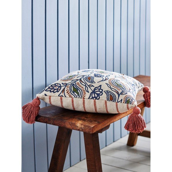 Iš perdirbtos medvilnės dekoratyvinė pagalvėlė 45x45 cm Paisley – Bloomingville-image-1