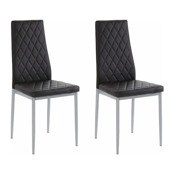 2 juodų kėdžių rinkinys "Støraa Barak