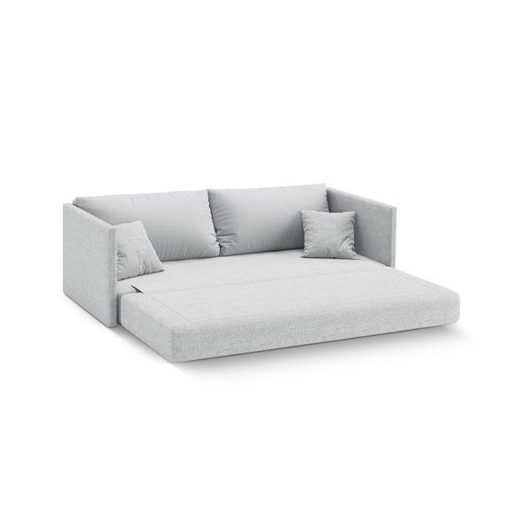 Šviesiai pilkos spalvos sulankstoma sofa iš šenilinio audinio 209 cm Shannon – Cosmopolitan Design-image-2