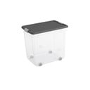 Iš plastiko daiktadėžė su dangčiu 56,5x39x51,5 cm W box XL – KIS