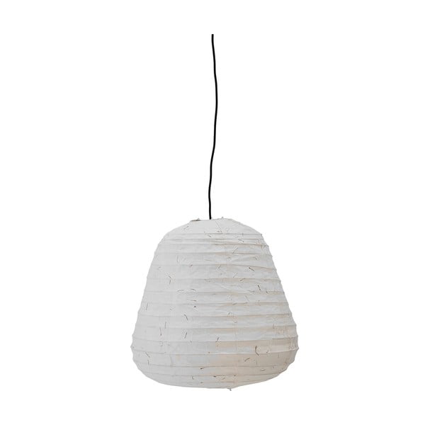 Baltos spalvos kabantis šviestuvas ø 50 cm Leena – Bloomingville