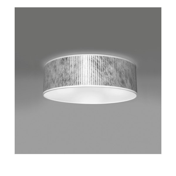Sidabrinės spalvos lubinis šviestuvas Sotto Luce Tres Plisado, Ø 30 cm-image-3