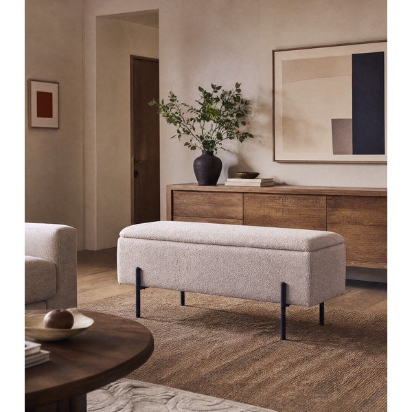 Suolas smėlio spalvos iš boucle Watford – House Nordic-image-4