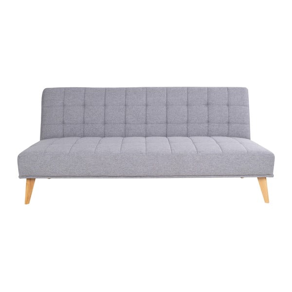 Šviesiai pilka sofa-lova su beržo masyvo kojomis House Nordic Oxford