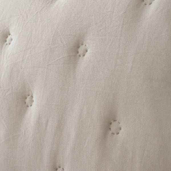 Iš sherpa vilnos dygsniuota lovatiesė kreminės spalvos 220x230 cm Cosy Nori – Catherine Lansfield-image-3