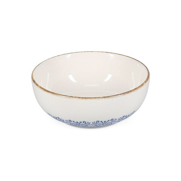 Skirta sriubai baltos spalvos/mėlynos spalvos iš porceliano  mažas dubuo 710 ml Azul – BonBistro