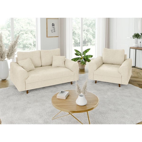 Smėlio spalvos sofa 150 cm Ariella – Ropez-image-4
