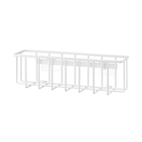 Su montavimu be gręžimo baltos spalvos iš metalo stovas skalbimo reikmenims Film Hook – YAMAZAKI