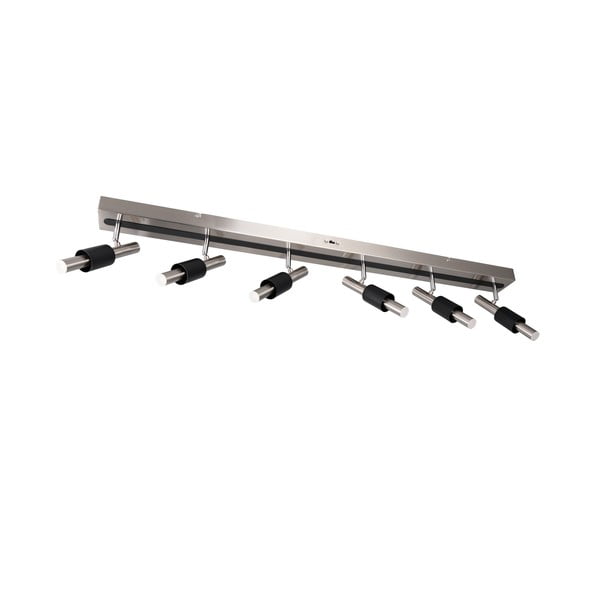 Juodos spalvos/sidabrinės spalvos taškinis šviestuvas LED 20,5x120 cm Ikaris – Trio Select