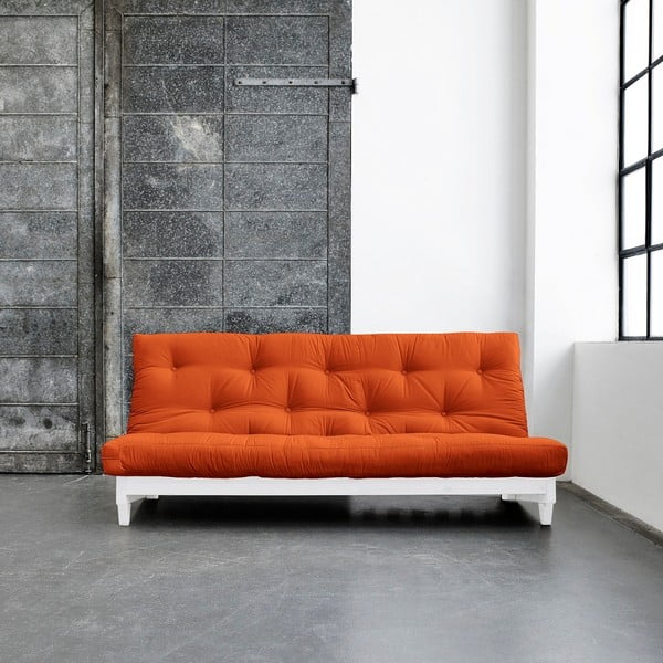 Sofa lova "Karup Fresh" balta/apelsininė