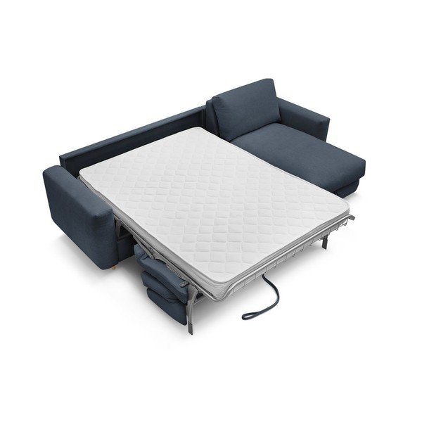 Tamsiai mėlynos spalvos kampinė sofa Nouveau Cocoone – Bobochic Paris-image-4